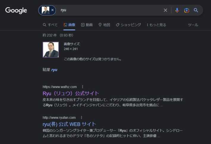 ryuの検索結果